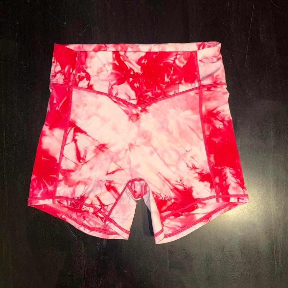 Vitality Pink Tie Dye Biker Shorts
